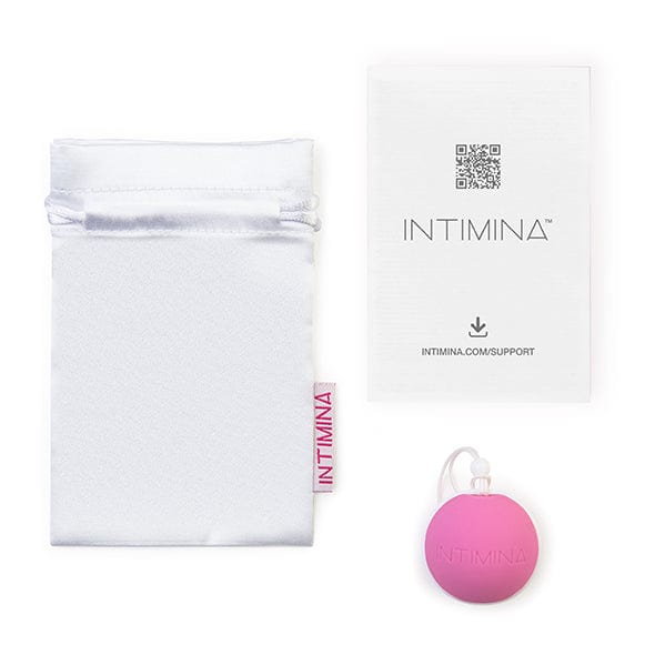 Intimina - Laselle Weighted Kegel Exerciser 38g (Pink) - Kegel Balls (Non Vibration) Durio.sg