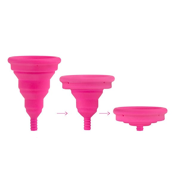 Intimina - Lily Compact Cup B Collapsible Menstrual Cup (Pink) - Menstrual Cup Durio.sg