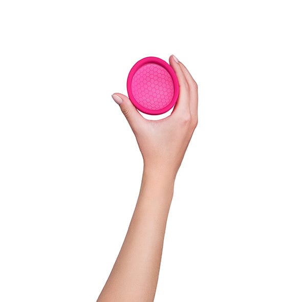 Intimina - Ziggy Cup Flat Fit Menstrual Cup (Pink) - Menstrual Cup Durio.sg