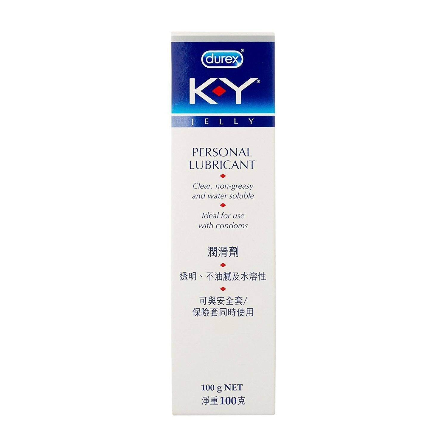 KY Jelly - Lubricant 100 gm (Lube) - Lube (Water Based) Durio.sg