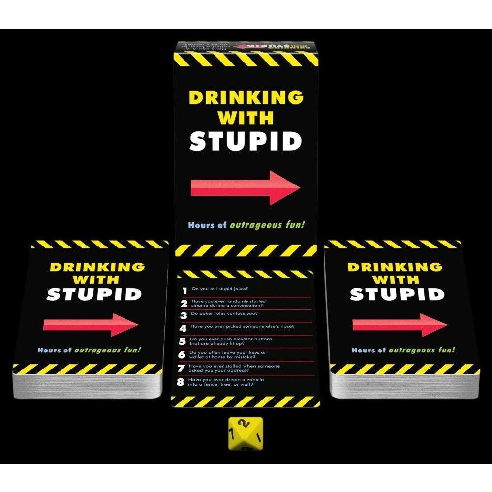 Kheper Games - Drinking with Stupid Drinking Game (Black) - Games Durio.sg