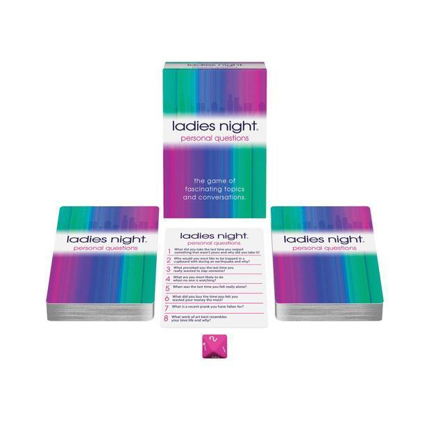Kheper Games - Ladies Night Personal Questions Card Game (White) - Party Games Durio.sg