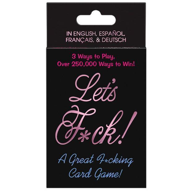 Kheper Games - Let's F*ck Card Game (Black) - Games Durio.sg