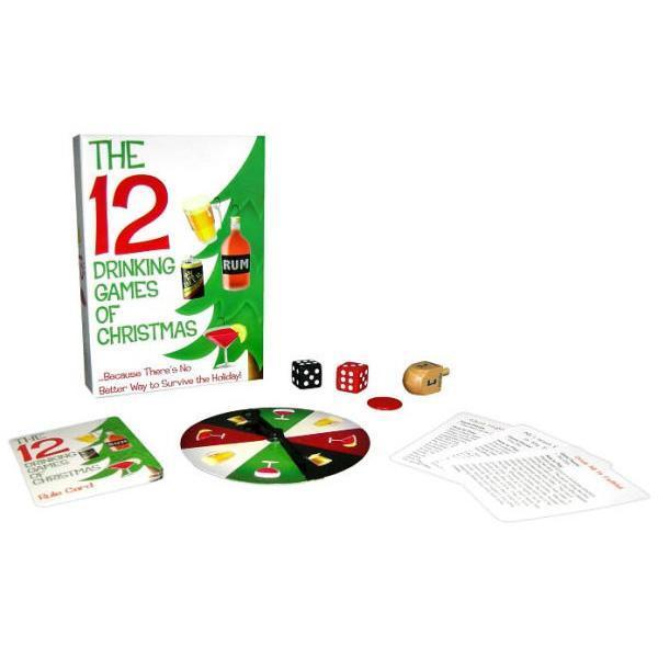 Kheper Games - The 12 Drinking Games of Christmas (White) - Party Games Durio.sg