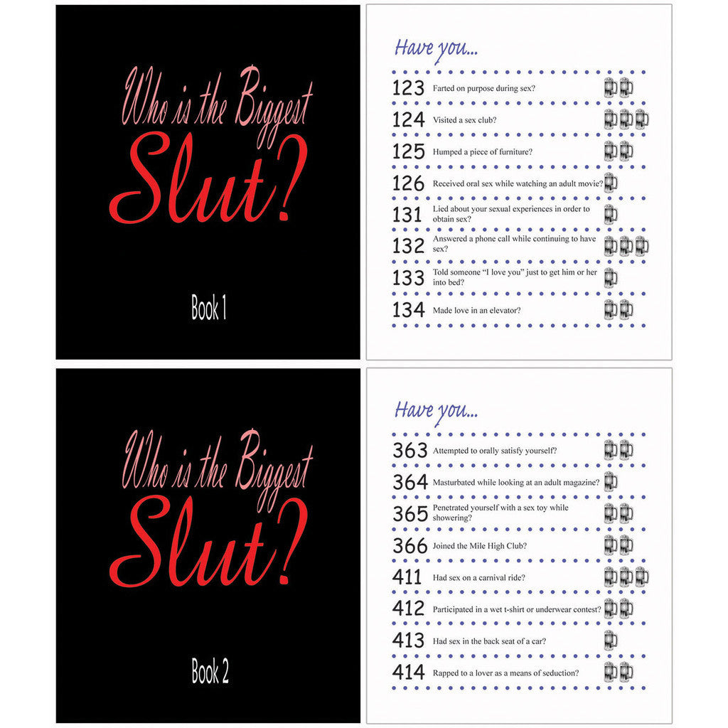 Kheper Games - Who Is The Biggest Slut? Card Game - Games Durio.sg