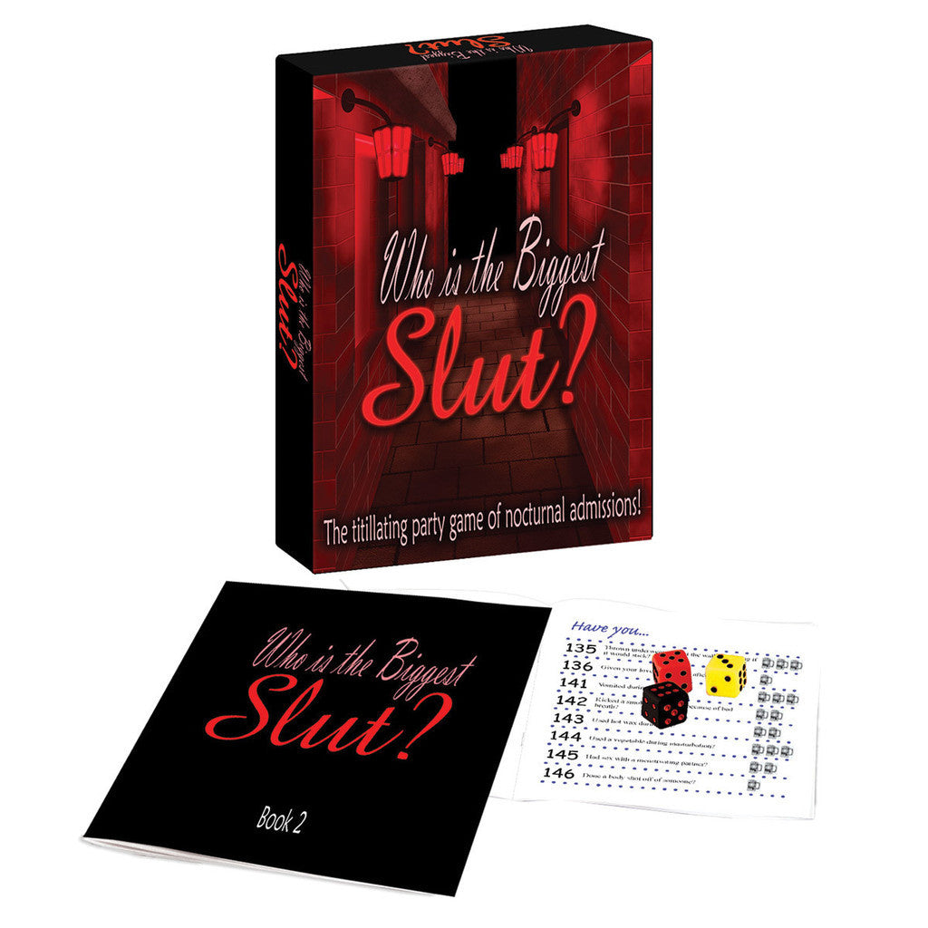 Kheper Games - Who Is The Biggest Slut? Card Game - Games Durio.sg