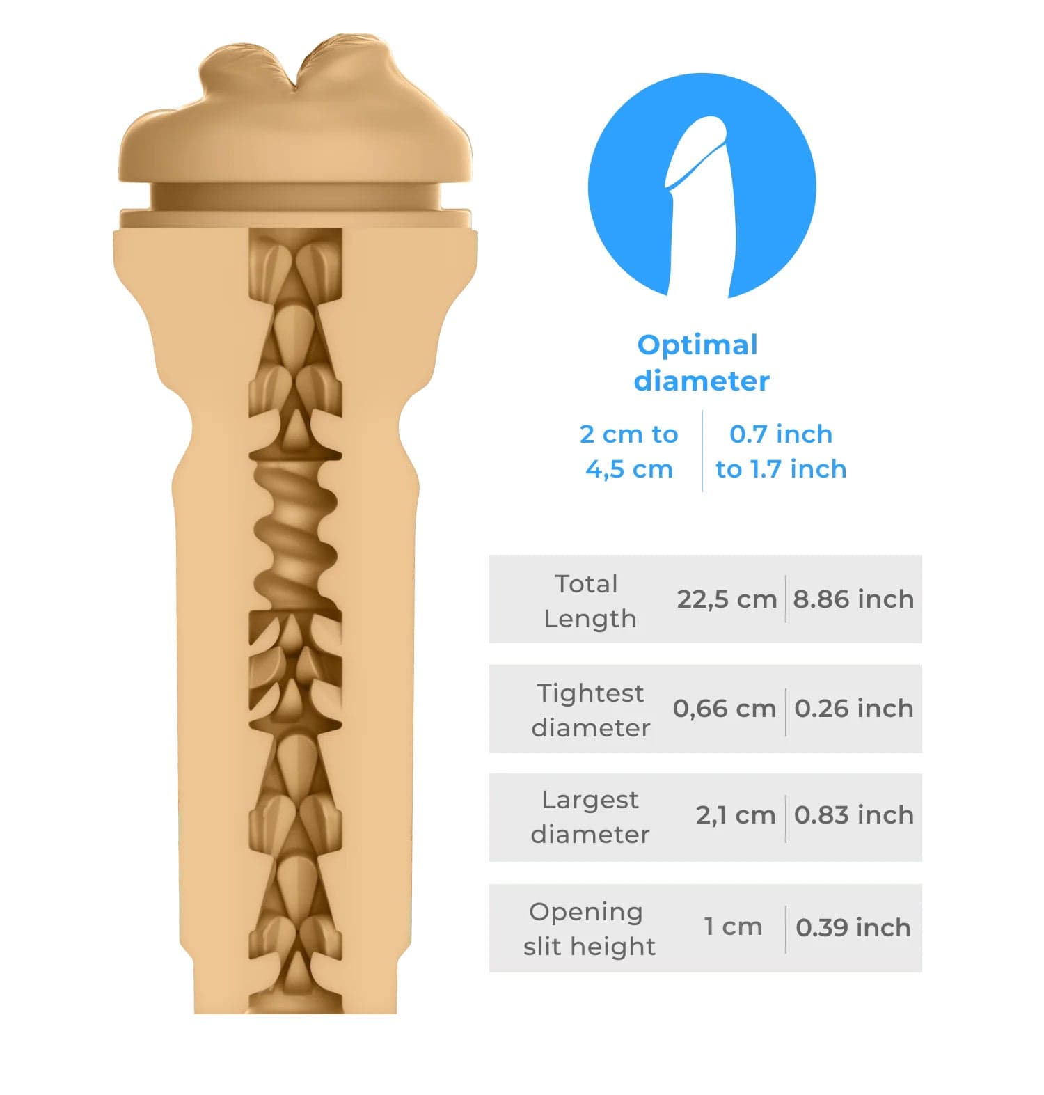 Kiiroo - Feel Victoria June Mouth Masturbator (Beige) - Masturbator Mouth (Non Vibration) Durio.sg