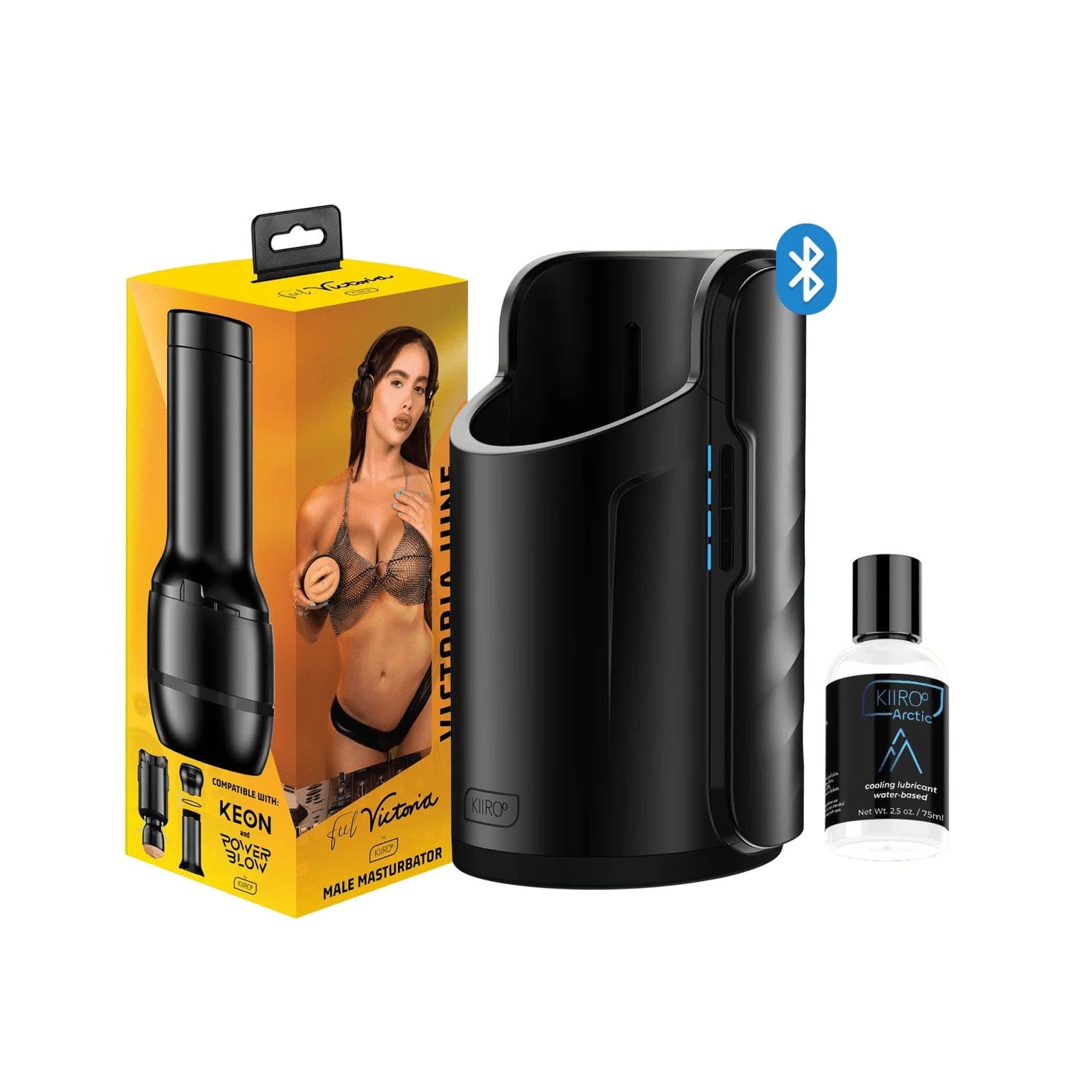 Kiiroo - Feel Victoria June Mouth Masturbator (Beige) - Masturbator Mouth (Non Vibration) Durio.sg