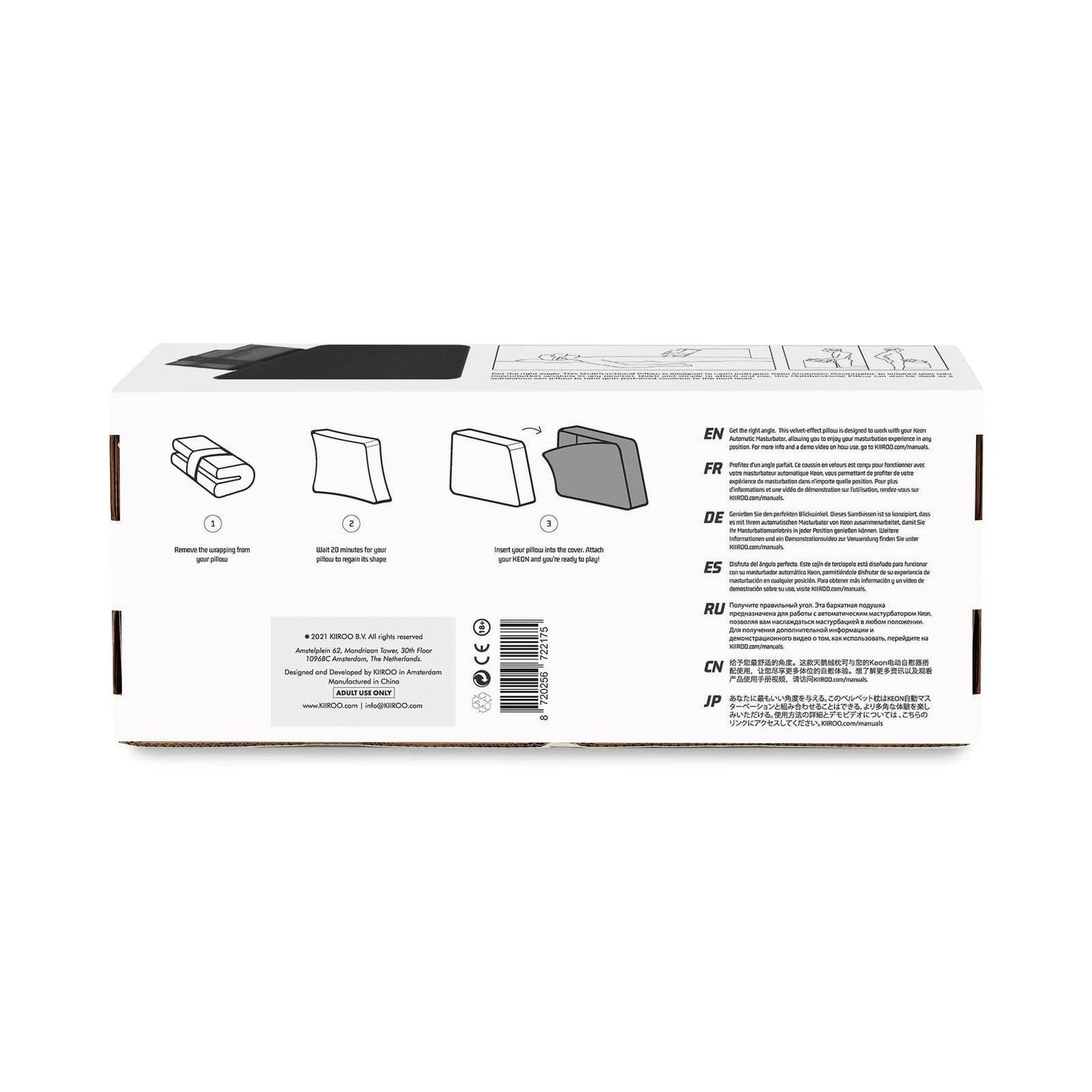 Kiiroo - Keon Masturbator Multifunctional Pillow and Strap Accessories - Accessories Durio.sg