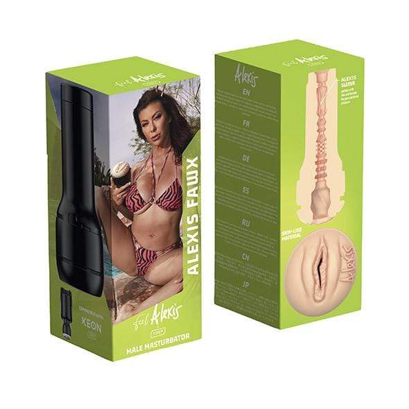 Kiiroo - Stars Collection Strokers Feel Alexia Fawx Masturbator (Black) - Masturbator Vagina (Non Vibration) Durio.sg
