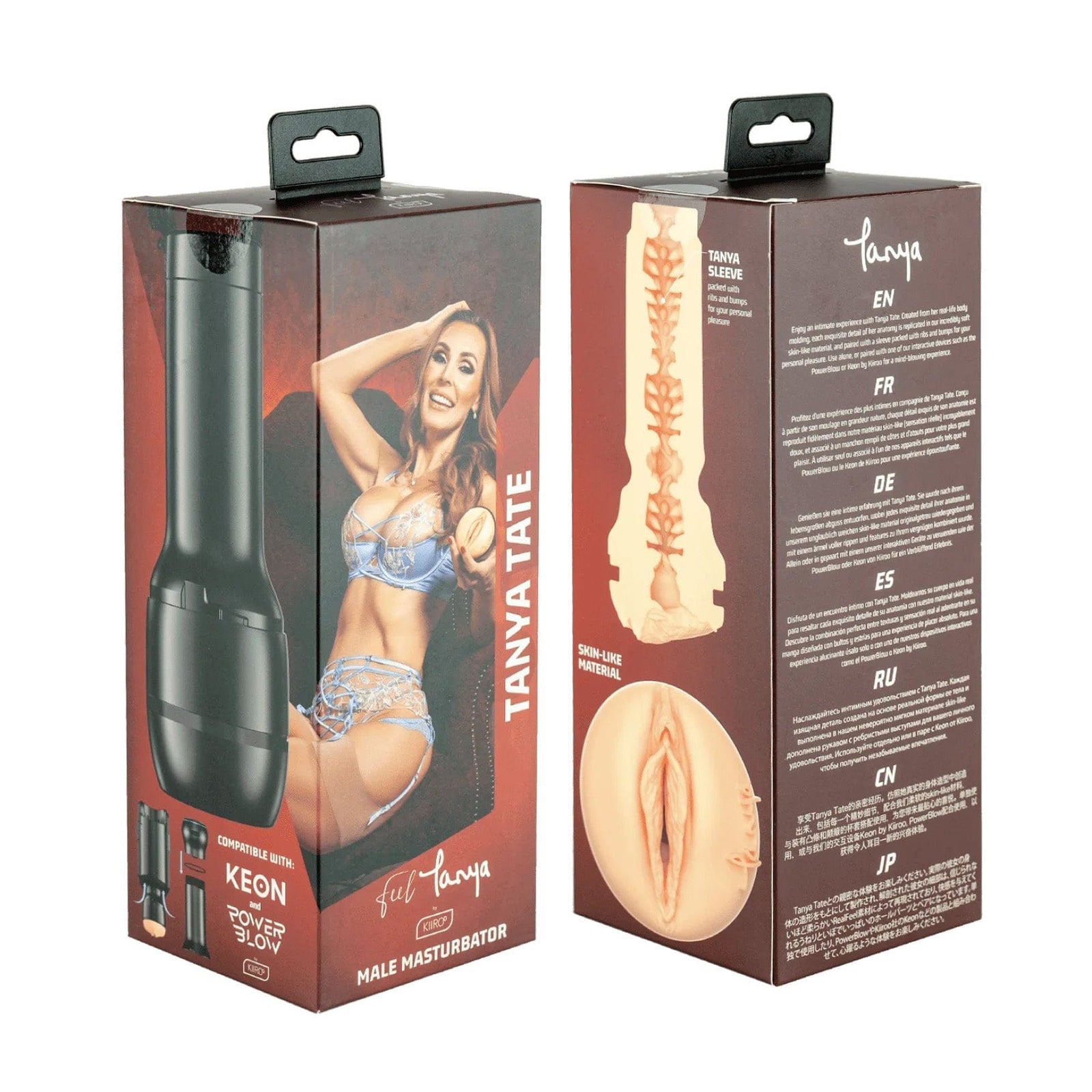 Kiiroo - Stars Collection Strokers Feel Tanya Tate Masturbator (Beige) - Masturbator Vagina (Non Vibration) Durio.sg