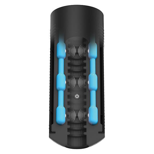 Kiiroo - Titan Interactive Vibrating Masturbator Stroker (Black) - Masturbator (Hands Free) Rechargeable Durio.sg