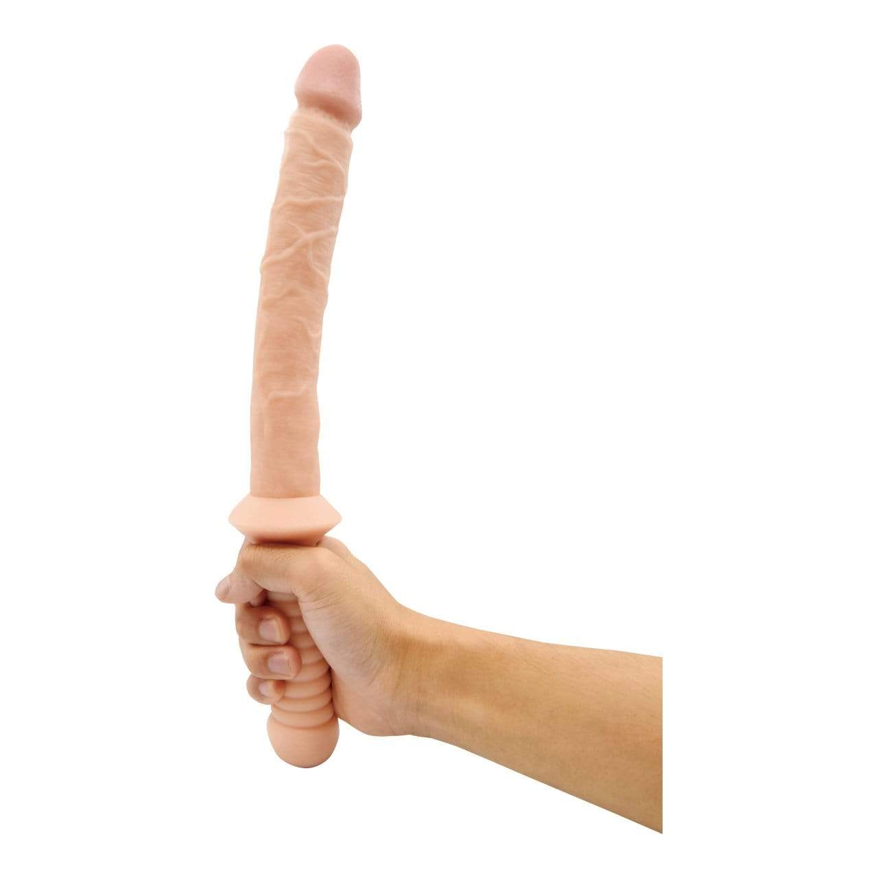 Kiss Me Love - Maniac World Z 08 Double Dildo (Beige) - Double Dildo (Non Vibration) Durio.sg