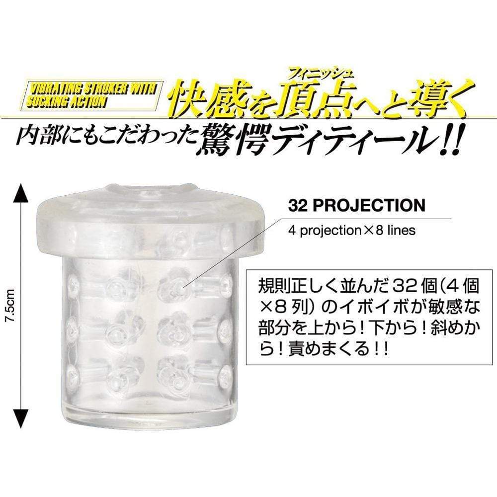 Kiss Me Love - Rising Blue Stroking Masturbator (Blue) - Masturbator (Hands Free) Non Rechargeable Durio.sg