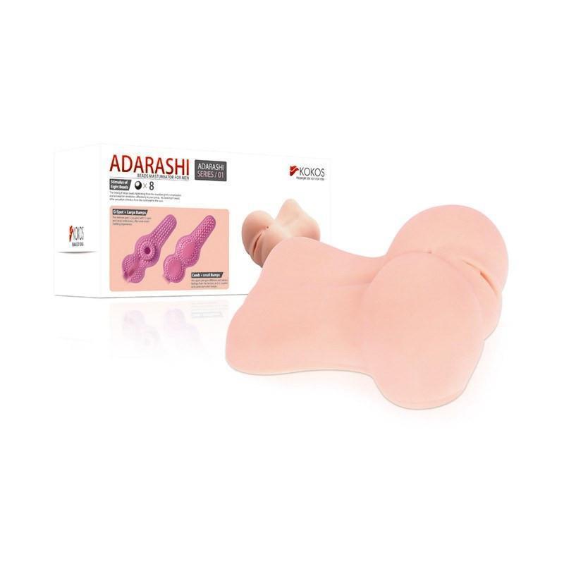 Kokos - Adarashi 1 Double Layer Meiki (Beige) - Masturbator Vagina (Non Vibration) Durio.sg