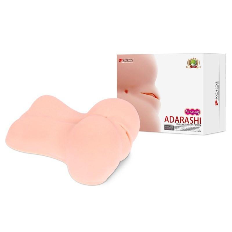 Kokos - Adarashi 1 Double Layer Meiki (Beige) - Masturbator Vagina (Non Vibration) Durio.sg