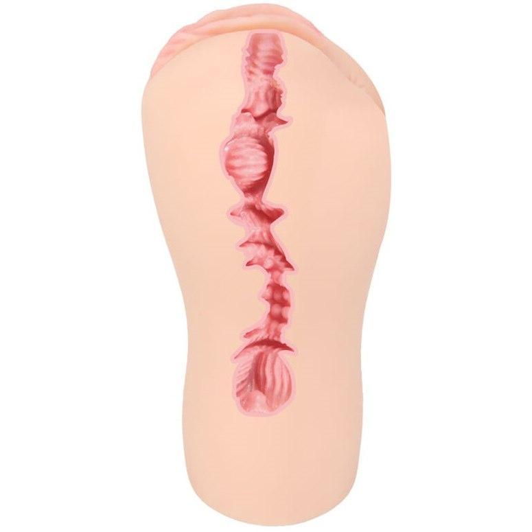 Kokos - Artist Collection Series Emily Double Layer Masturbator (Beige) - Masturbator Vagina (Non Vibration) Durio.sg