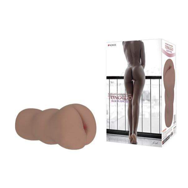Kokos - Excellent Love Original Tongggo Black Angel Double Layer Ass Masturbator (Beige) - Masturbator Vagina (Non Vibration) Durio.sg
