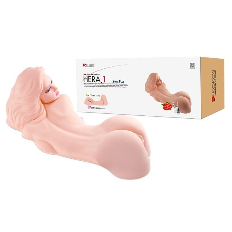 Kokos - Hera 1 with Vibration Mini Doll Meiki (Beige) - Doll Durio.sg