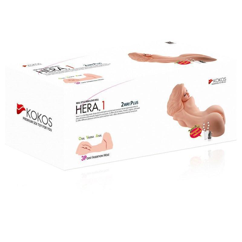 Kokos - Hera 1 with Vibration Mini Doll Meiki (Beige) - Doll Durio.sg
