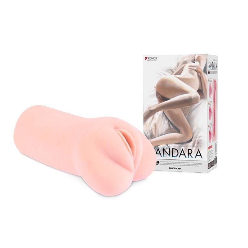 Kokos - Sandara Double Layer Meiki (Beige) - Masturbator Vagina (Non Vibration) Durio.sg