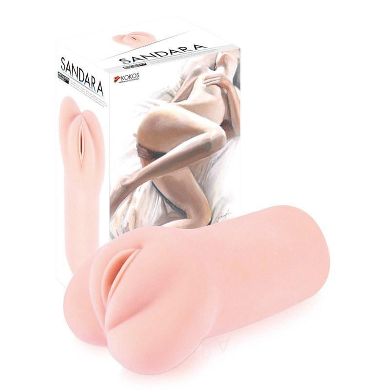 Kokos - Sandara Double Layer Meiki (Beige) - Masturbator Vagina (Non Vibration) Durio.sg