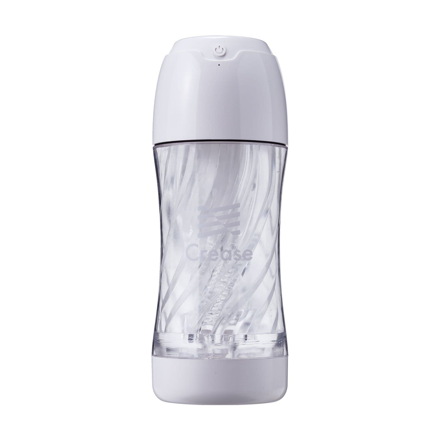 Kuudom - Rambler Crease Rechargeable Masturbator (White) - Masturbator Soft Stroker (Vibration) Rechargeable Durio.sg
