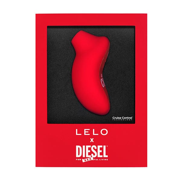 LELO - Diesel Sona Cruise Vibrating Clit Massager (Red) - Clit Massager (Vibration) Rechargeable Durio.sg