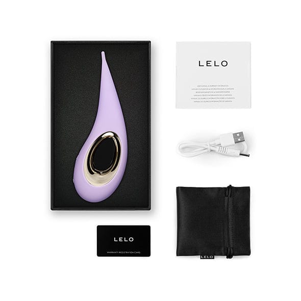 LELO - Dot External Clitoral Vibrator Pinpoint (Lilac) - Clit Massager (Vibration) Rechargeable Durio.sg