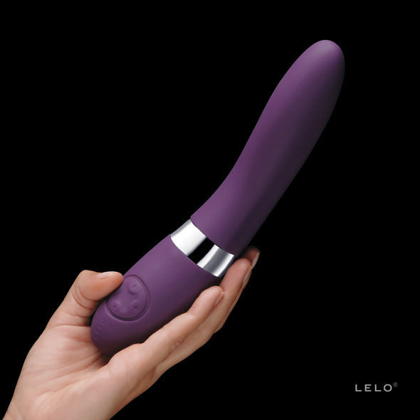 LELO - Elise 2 G-Spot Vibrator (Plum) - G Spot Dildo (Vibration) Rechargeable Durio.sg