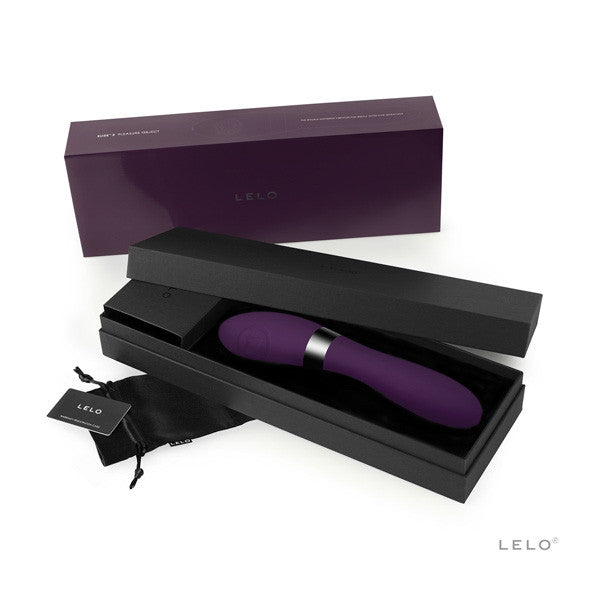 LELO - Elise 2 G-Spot Vibrator (Plum) - G Spot Dildo (Vibration) Rechargeable Durio.sg