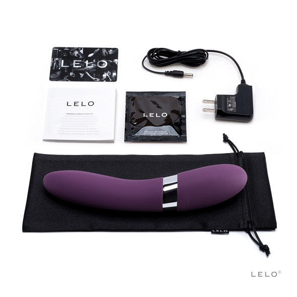 LELO - Elise 2 G-Spot Vibrator (Plum) - G Spot Dildo (Vibration) Rechargeable Durio.sg