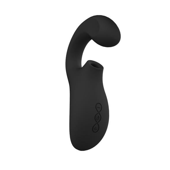 LELO - Enigma Dual Stimulation Sonic Clitoral Air Stimulator Massager (Black) - G Spot Dildo (Vibration) Rechargeable Durio.sg