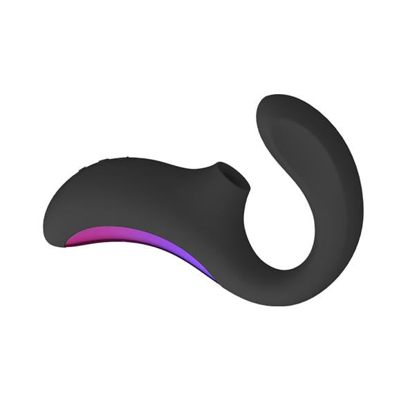 LELO - Enigma Dual Stimulation Sonic Clitoral Air Stimulator Massager (Black) - G Spot Dildo (Vibration) Rechargeable Durio.sg