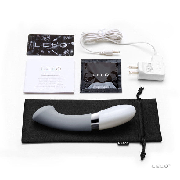 LELO - Gigi 2 G-Spot Vibrator (Cool Gray) - G Spot Dildo (Vibration) Rechargeable Durio.sg