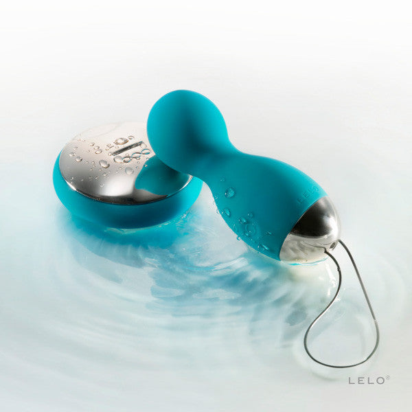 LELO - Hula Beads Kegel Balls (Ocean Blue) - Kegel Balls (Vibration) Rechargeable Durio.sg