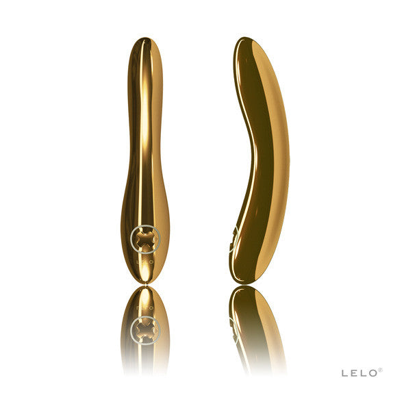 LELO - INEZ G-Spot Vibrator (Gold) - G Spot Dildo (Vibration) Rechargeable Durio.sg