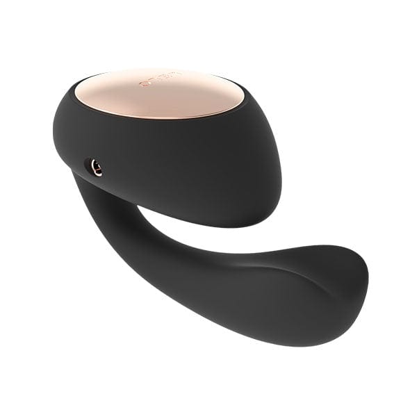 LELO - Ida Wave App-Controlled Dual Stimulation Massager Vibrator (Black) - Couple's Massager (Vibration) Rechargeable Durio.sg