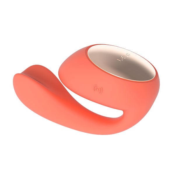LELO - Ida Wave App-Controlled Dual Stimulation Massager Vibrator (Coral Red) - Couple's Massager (Vibration) Rechargeable Durio.sg