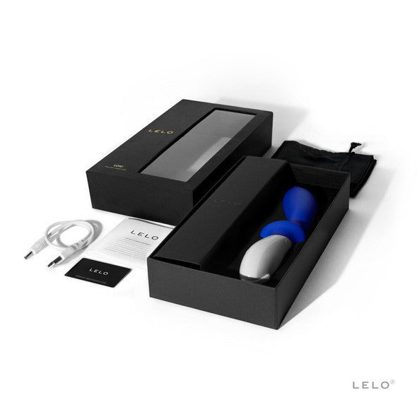 LELO - Loki Prostate Massager (Federal Blue) - Prostate Massager (Vibration) Rechargeable Durio.sg