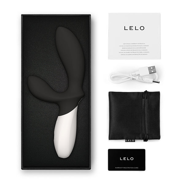 LELO - Loki Wave 2 Prostate Massager (Black) - Prostate Massager (Vibration) Rechargeable Durio.sg