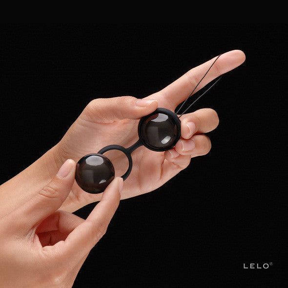 LELO - Luna Beads Kegel Balls (Noir) - Kegel Balls (Non Vibration) Durio.sg