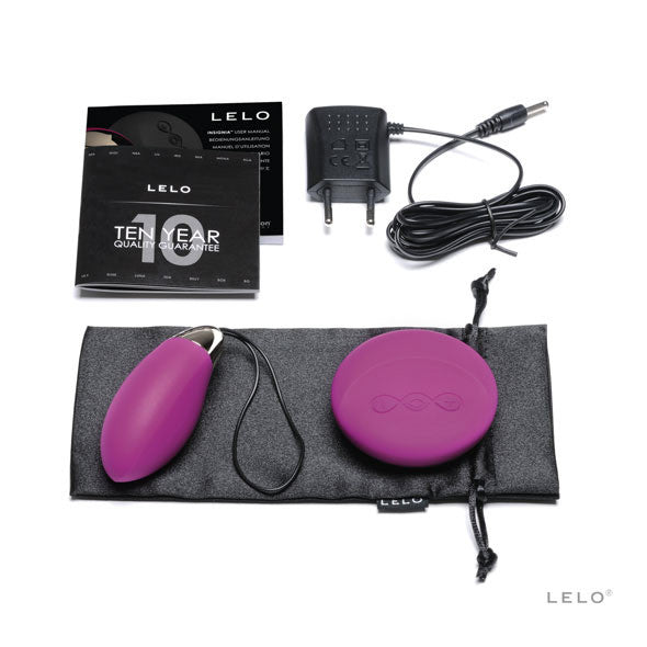 LELO - Lyla 2 Wireless Remote Control Egg Vibrator (Deep Rose) - Wireless Remote Control Egg (Vibration) Rechargeable Durio.sg