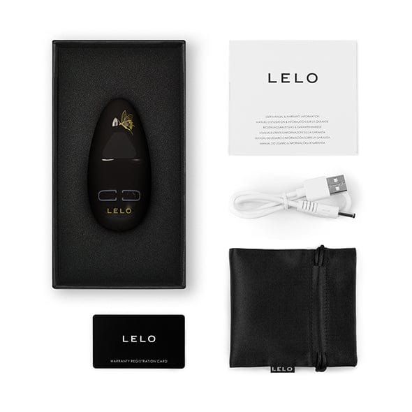 LELO - Nea 3 Vibrating Clit Massager (Pitch Black) - Clit Massager (Vibration) Rechargeable Durio.sg