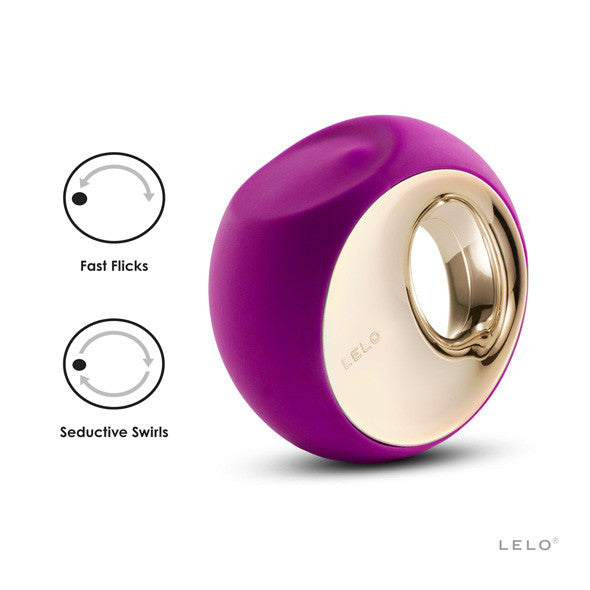 LELO - Ora 2 Vibrating Clit Massager (Deep Rose) - Clit Massager (Vibration) Rechargeable Durio.sg