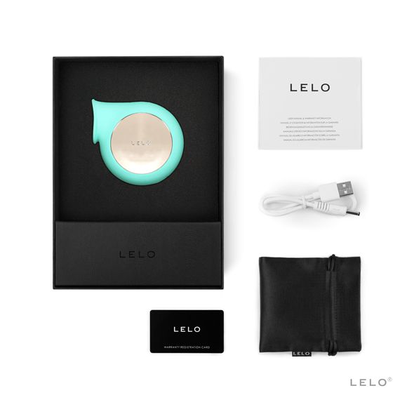LELO - Sila Sonic Clitoral Air Stimulator (Aqua) - Clit Massager (Vibration) Rechargeable Durio.sg