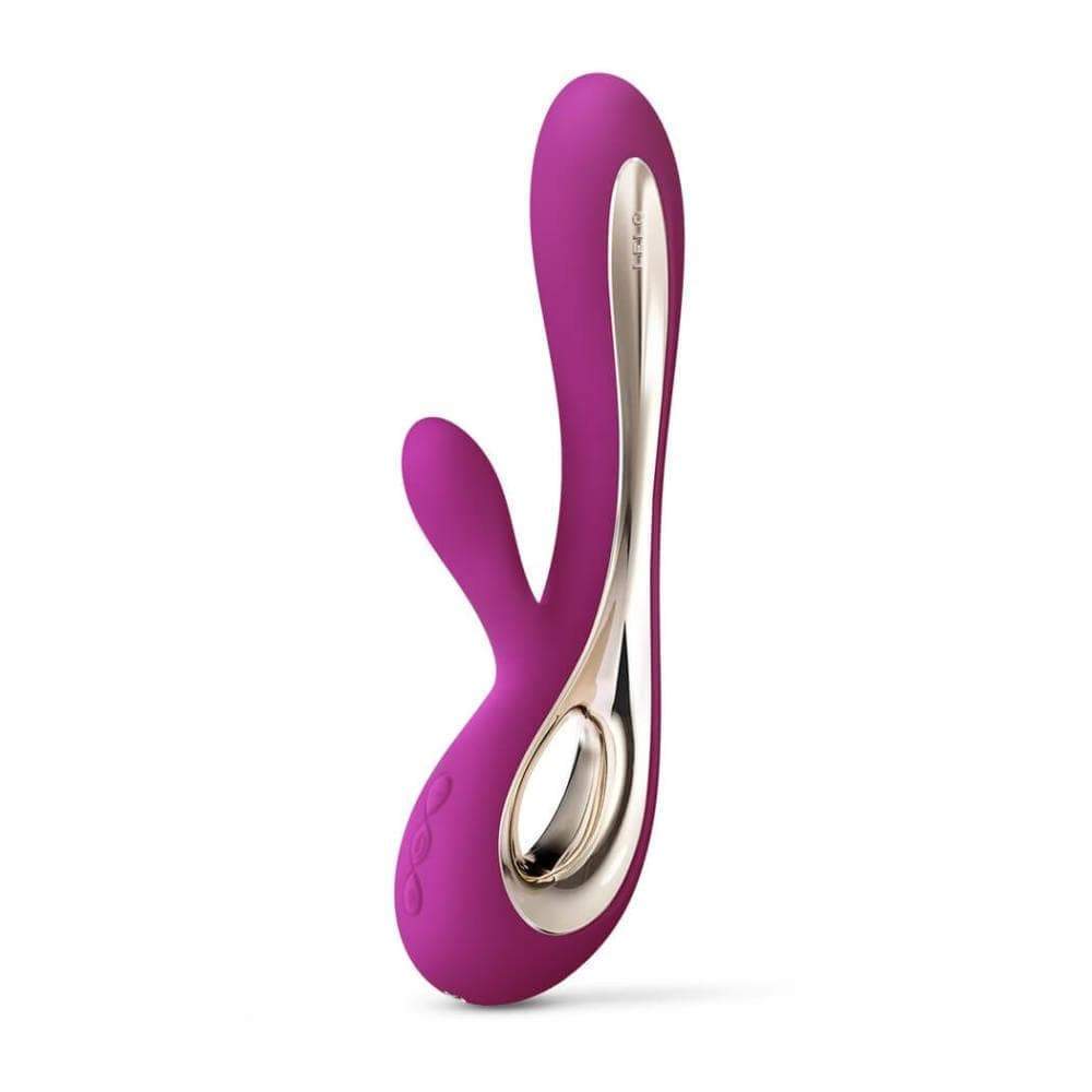LELO - Soraya 2 Rabbit Vibrator (Deep Rose) - Rabbit Dildo (Vibration) Rechargeable Durio.sg