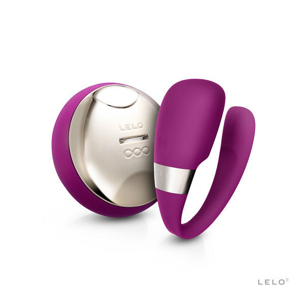LELO - Tiani 3 Remote Control Couple's Massager (Deep Rose) - Remote Control Couple's Massager (Vibration) Rechargeable Durio.sg