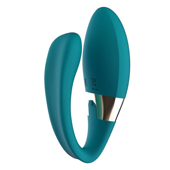 LELO - Tiani Duo Couple's Massager Vibrator (Ocean Blue) - Remote Control Couple's Massager (Vibration) Rechargeable Durio.sg