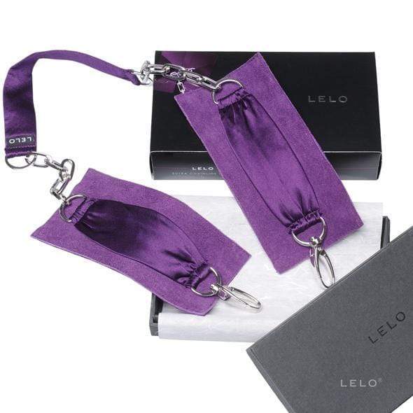 Lelo - Sutra Chainlink Cuffs (Purple) - Hand/Leg Cuffs Durio.sg